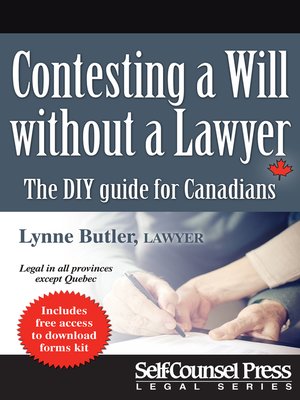 cover image of Contesting a Will without a Lawyer